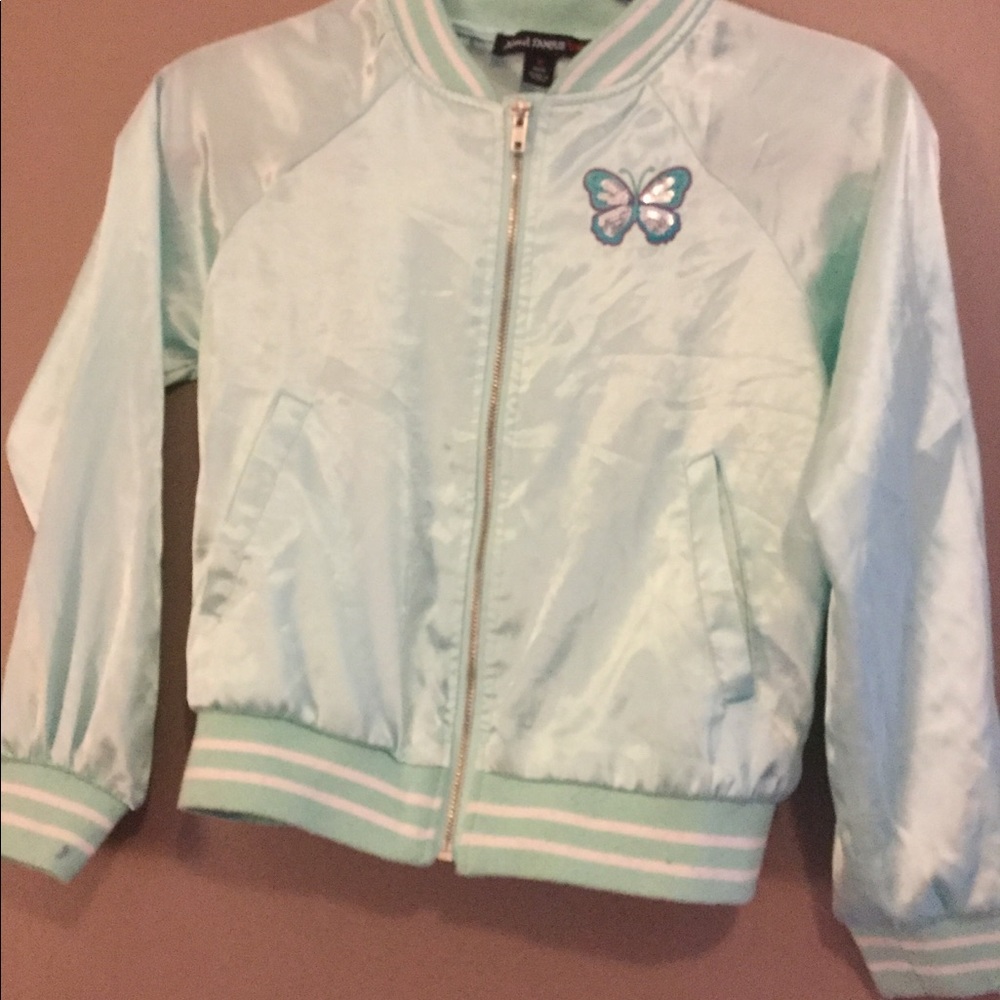 Aqua butterfly sweater